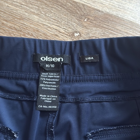 Olsen Lisa Pants in navy blue color - Picture 7 of 11